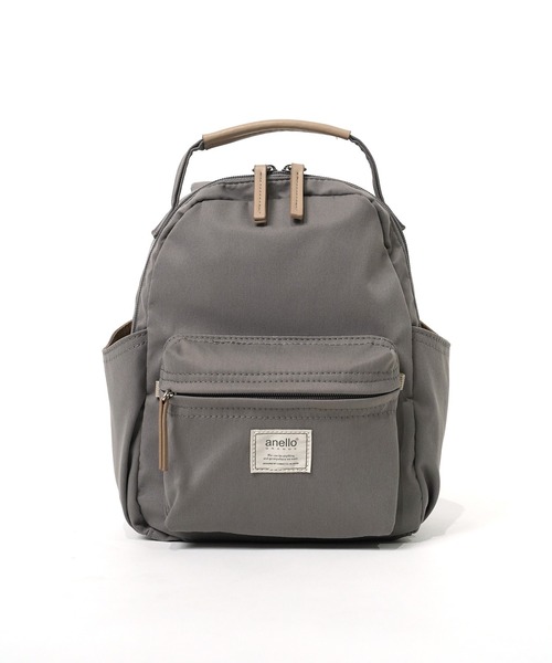 anello GRANDE（アネログランデ）の「"02"≪anello GRANDE≫motte/モッテ 5ポケット/7L もちっとハンドル ラウンド ミニリュック（バックパック/リュック・レディース・ブラック/ブルーグレー/グレー/サンドベージュ・ONE SIZE）」の13枚目の写真
