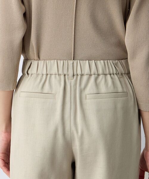 A/C DESIGN BY ALPHA CUBIC(エーシーデザインバイアルファキュービック)の「リネンライクワイドパンツ【セットアップ対応・ウエストゴム・シワになりにくい】(その他パンツ・レディース・ベージュ/ネイビー・61/64/67)」の18枚目の写真