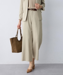 A/C DESIGN BY ALPHA CUBIC | リネンライクワイドパンツ【セットアップ対応・ウエストゴム・シワになりにくい】(その他パンツ)