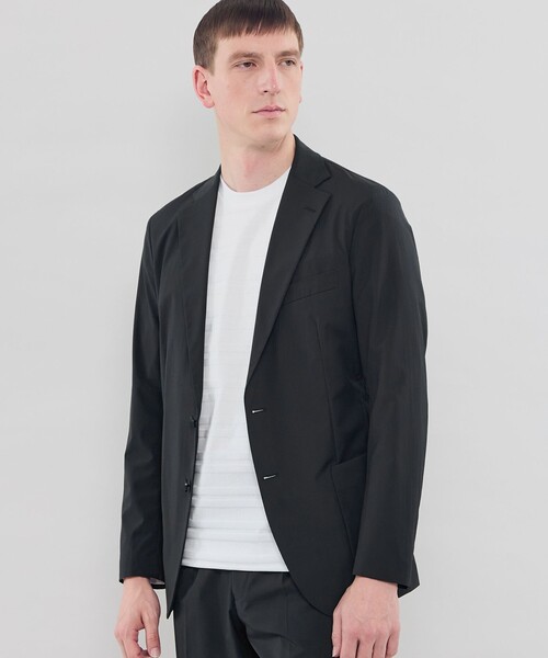 MACKINTOSH LONDON(マッキントッシュ ロンドン)の「【FEATHER-TECH PAC】FLEX WOOLセットアップジャケット(テーラードジャケット・メンズ・ブラック・40/38/36)」の1枚目の写真