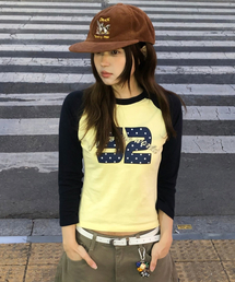 DOT 52 3/4 SLEEVE RAGLAN LS TEE NAVY