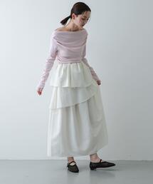 SENSE OF PLACE by URBAN RESEARCH | タックボリュームティアードスカート(スカート)