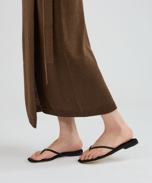 Chaos(カオス)の「Chaos(カオス)/ マーレラップスカート 【セットアップ可】(スカート・レディース・ネイビー/モカ・FREE)」の20枚目の写真