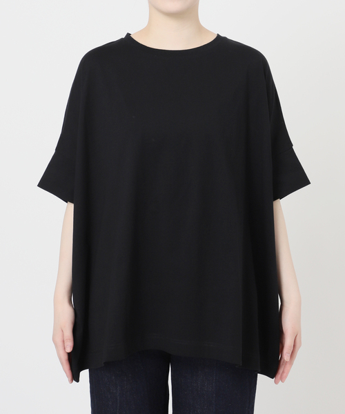B.C STOCK(ベーセーストック)の「《追加2》ウォッシャブル / 汗染み防止ワイドTEE(Tシャツ/カットソー・レディース・ホワイト/ライトグレー/ブラック/チャコールグレー/ベージュ/カーキ・FREE)」の19枚目の写真