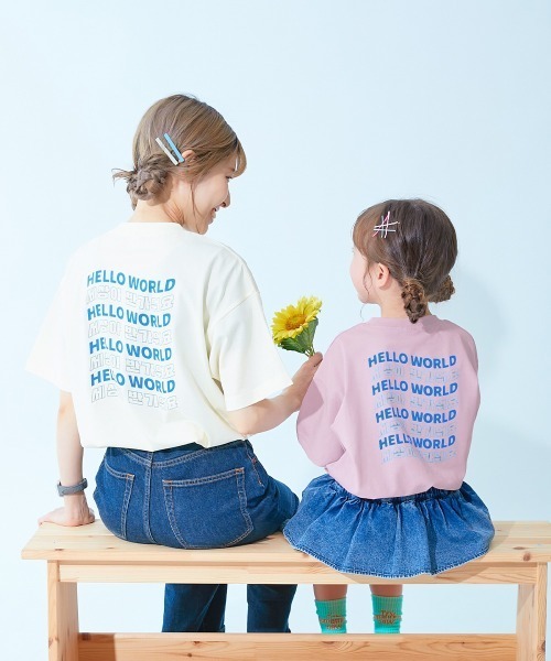 devirock(デビロック)の「【ひやシャリ】接触冷感 デビラボ 大人 プリント半袖Tシャツ(Tシャツ/カットソー・レディース・ブルー系1/ピンク系1/ホワイト系1/ライラック系1/ホワイト系2/ブラック系1/グリーン系1/ブラック系2/ライトグレー系1/ホワイト系3・M/L/LL)」の20枚目の写真