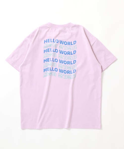 devirock(デビロック)の「【ひやシャリ】接触冷感 デビラボ 大人 プリント半袖Tシャツ(Tシャツ/カットソー・レディース・ブルー系1/ピンク系1/ホワイト系1/ライラック系1/ホワイト系2/ブラック系1/グリーン系1/ブラック系2/ライトグレー系1/ホワイト系3・M/L/LL)」の12枚目の写真
