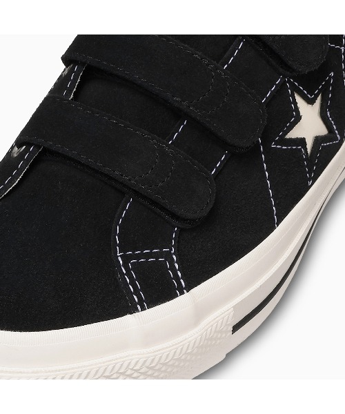 CONVERSE(コンバース)の「CONVERSE ONE STAR SUEDE V-3(コンバース ワンスター スエード V-3)(スニーカー・メンズ・ブラック/ブラック系・23cm/23.5cm/24cm/24.5cm/25cm/25.5cm/26cm/26.5cm/27cm/27.5cm/28cm/29cm)」の8枚目の写真