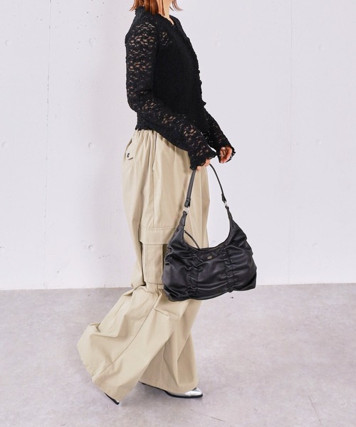 archives（アルシーヴ）の「レースフリルカーディガン（Tシャツ/カットソー・レディース・オフホワイト/ブラック・MEDIUM）」の11枚目の写真