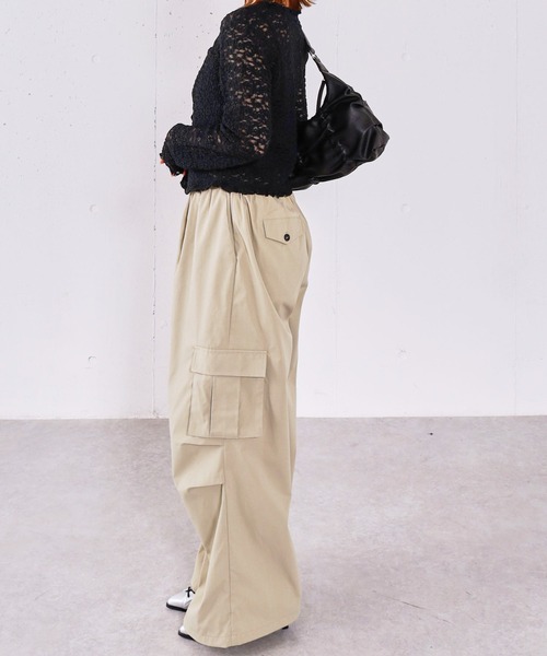 archives（アルシーヴ）の「レースフリルカーディガン（Tシャツ/カットソー・レディース・オフホワイト/ブラック・MEDIUM）」の12枚目の写真