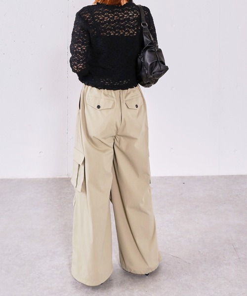 archives（アルシーヴ）の「レースフリルカーディガン（Tシャツ/カットソー・レディース・オフホワイト/ブラック・MEDIUM）」の14枚目の写真