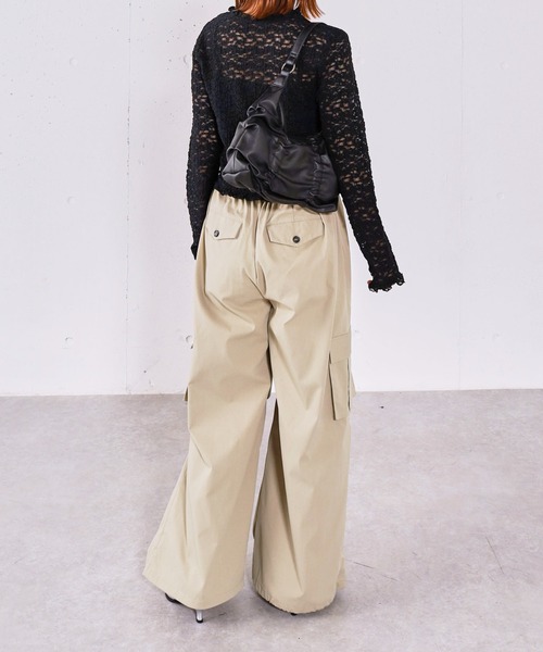 archives（アルシーヴ）の「レースフリルカーディガン（Tシャツ/カットソー・レディース・オフホワイト/ブラック・MEDIUM）」の13枚目の写真