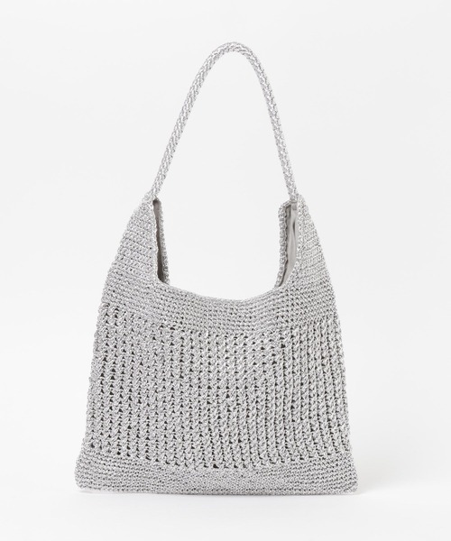 Elura（エルーラ）の「【cashe cashe(カシュカシュ)】メタリックコード編みトート/646444（トートバッグ・レディース・ゴールド/シルバー/グリーン・FREE）」の14枚目の写真