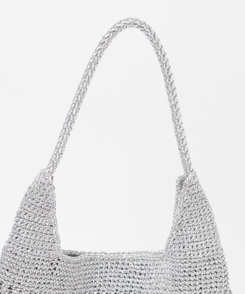 Elura（エルーラ）の「【cashe cashe(カシュカシュ)】メタリックコード編みトート/646444（トートバッグ・レディース・ゴールド/シルバー/グリーン・FREE）」の16枚目の写真