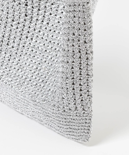 Elura（エルーラ）の「【cashe cashe(カシュカシュ)】メタリックコード編みトート/646444（トートバッグ・レディース・ゴールド/シルバー/グリーン・FREE）」の17枚目の写真