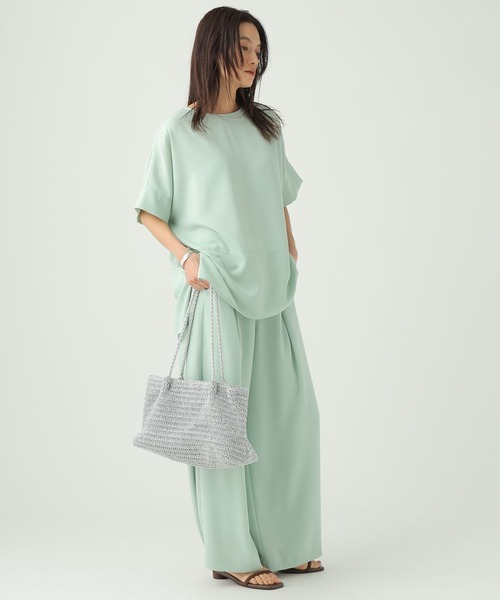 Elura（エルーラ）の「【cashe cashe(カシュカシュ)】メタリックコード編みトート/646444（トートバッグ・レディース・ゴールド/シルバー/グリーン・FREE）」の6枚目の写真