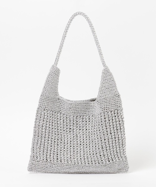 Elura（エルーラ）の「【cashe cashe(カシュカシュ)】メタリックコード編みトート/646444（トートバッグ・レディース・ゴールド/シルバー/グリーン・FREE）」の12枚目の写真