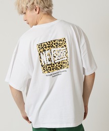 NEV（ネブ）の「NEVSURF ボックスロゴ プリントTシャツ オーバーサイズ レオパード ヒョウ柄 半袖Tシャツ（Tシャツ/カットソー）」