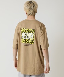 NEV（ネブ）の「NEVSURF ボックスロゴ プリントTシャツ オーバーサイズ レオパード ヒョウ柄 半袖Tシャツ（Tシャツ/カットソー）」