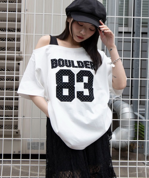 WEGO(ウィゴー)の「WEGO/【26春夏新作】タンクレイヤードワンショルビッグT(Tシャツ/カットソー・レディース・ホワイト/杢グレー/スミクロ/ホワイト系その他/その他2/その他3/その他1/その他4/その他5/その他7/その他6・FREE)」の3枚目の写真