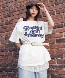 WEGO/【26春夏新作】タンクレイヤードワンショルビッグT