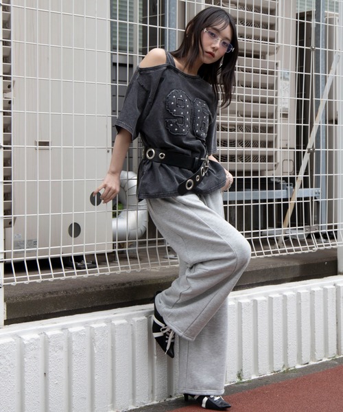 WEGO(ウィゴー)の「WEGO/【26春夏新作】タンクレイヤードワンショルビッグT(Tシャツ/カットソー・レディース・ホワイト/杢グレー/スミクロ/ホワイト系その他/その他2/その他3/その他1/その他4/その他5/その他7/その他6・FREE)」の16枚目の写真