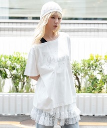 WEGO/【26春夏新作】タンクレイヤードワンショルビッグT