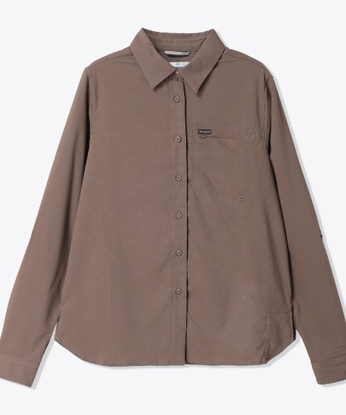 Columbia(コロンビア)の「コロンビア シルバーリッジユーティリティIIロングスリーブシャツ(シャツ/ブラウス・レディース・ブラウン/ブラウン系その他・M/XL/S/L)」の2枚目の写真