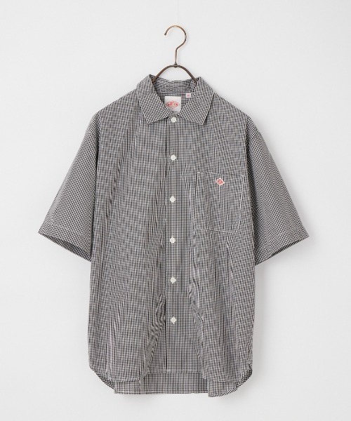 DANTON（ダントン）の「[DANTON/ダントン] コットンポプリン ショートスリーブワークシャツ(チェック)（シャツ/ブラウス・レディース・ブラック/グレー・42/40/38）」の17枚目の写真