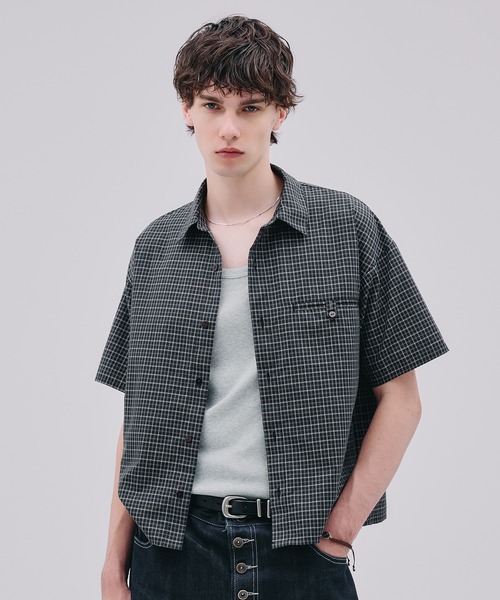 CAHLUMN/カウラム Belgium Linen Open Collar Shirt 1.1/ベルギー