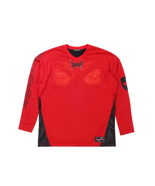 604SERVICE(ロクマルヨンサービス)の「EXCLUSIVE EOS JERSEY TOP IN(Tシャツ/カットソー・レディース・レッド・X-LARGE/LARGE)」の1枚目の写真