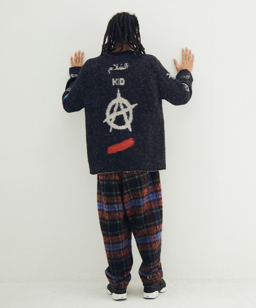 STOF（ストフ）の「Alternative Knit Sweater（ニット/セーター・メンズ・ブラック/ホワイト・FREE）」の7枚目の写真