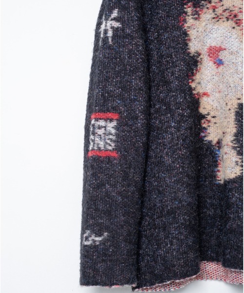 STOF（ストフ）の「Alternative Knit Sweater（ニット/セーター・メンズ・ブラック/ホワイト・FREE）」の15枚目の写真