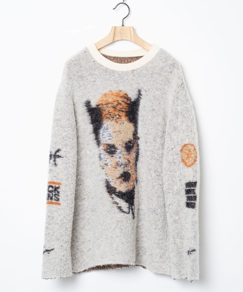 STOF（ストフ）の「Alternative Knit Sweater（ニット/セーター・メンズ・ブラック/ホワイト・FREE）」の17枚目の写真