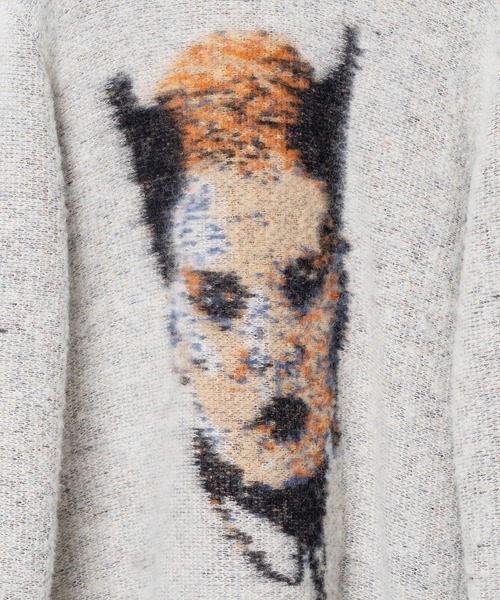 STOF（ストフ）の「Alternative Knit Sweater（ニット/セーター・メンズ・ブラック/ホワイト・FREE）」の19枚目の写真