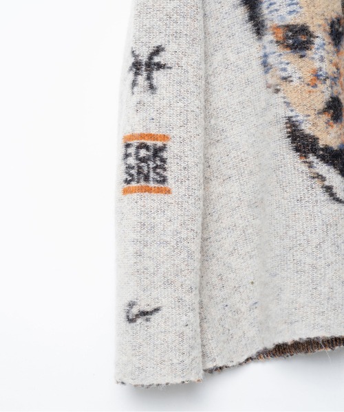 STOF（ストフ）の「Alternative Knit Sweater（ニット/セーター・メンズ・ブラック/ホワイト・FREE）」の21枚目の写真