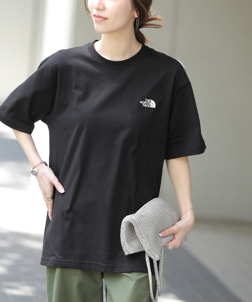 THE NORTH FACE(ザノースフェイス)の「《WEB限定》【THE NORTH FACE/ ザノースフェイス】S/S FD Globe Grid Cotton:Tシャツ(Tシャツ/カットソー・レディース・ブラック/チャコールグレー/ネイビー/ホワイト・MEDIUM)」の3枚目の写真