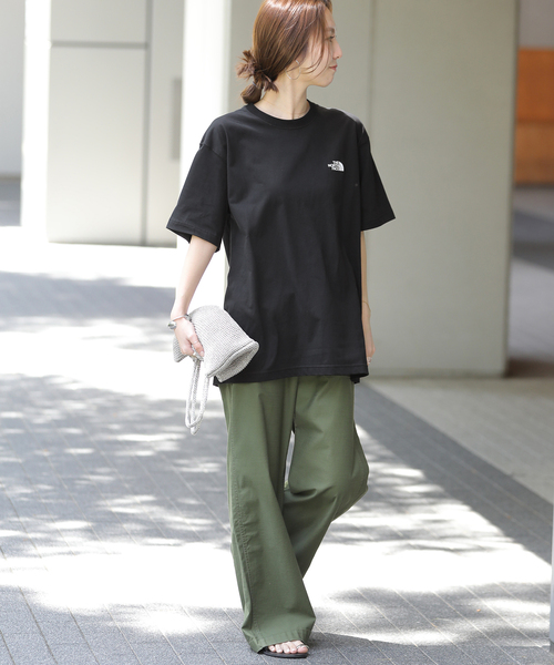 THE NORTH FACE(ザノースフェイス)の「《WEB限定》【THE NORTH FACE/ ザノースフェイス】S/S FD Globe Grid Cotton:Tシャツ(Tシャツ/カットソー・レディース・ブラック/チャコールグレー/ネイビー/ホワイト・MEDIUM)」の5枚目の写真