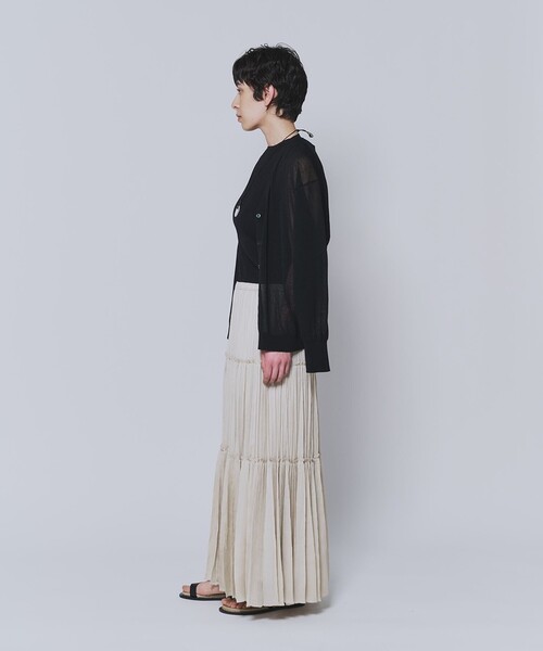 1er Arrondissement（プルミエアロンディスモン）の「コットンナイロンニットリブタンク（ニット/セーター・レディース・ブラウン系その他5/ブラック系その他3/オフホワイト・FREE）」の5枚目の写真