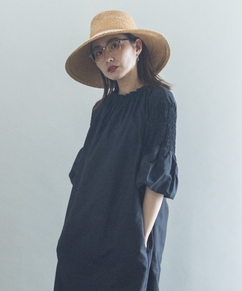 lodie（ロディ）の「パフ袖ギャザーワンピース（ワンピース・レディース・ブラック/ブルー/ベージュ・FREE）」の20枚目の写真