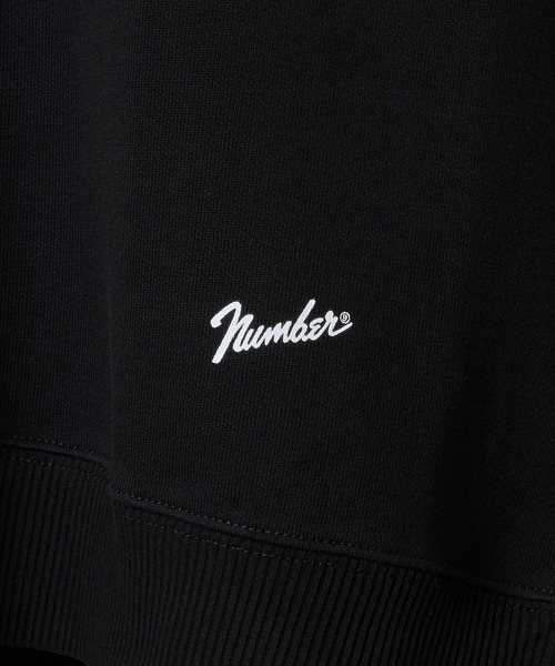 NUMBER (N)INE(ナンバーナイン)の「FIRM COTTON LIGHT SHORT PILE RAGLAN SHORT SLEEVE SWEATSHIRT / ファーム コットン ライト ミニ裏毛 ラグラン ショートスリーブ クルーネック スウェット(スウェット・メンズ・トップグレー/ブラック・M/XL/L)」の7枚目の写真