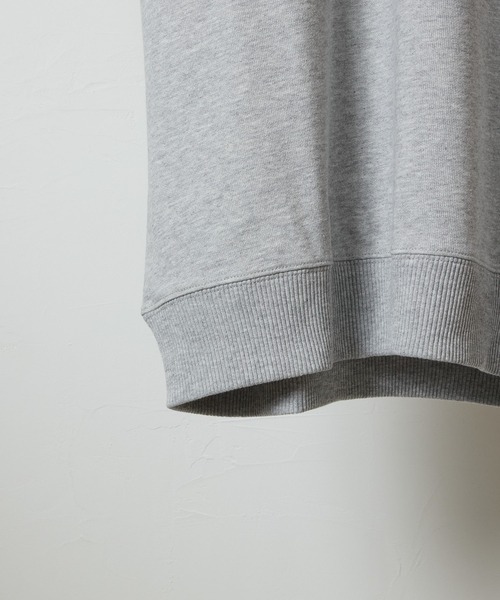 NUMBER (N)INE(ナンバーナイン)の「FIRM COTTON LIGHT SHORT PILE RAGLAN SHORT SLEEVE SWEATSHIRT / ファーム コットン ライト ミニ裏毛 ラグラン ショートスリーブ クルーネック スウェット(スウェット・メンズ・トップグレー/ブラック・M/XL/L)」の12枚目の写真