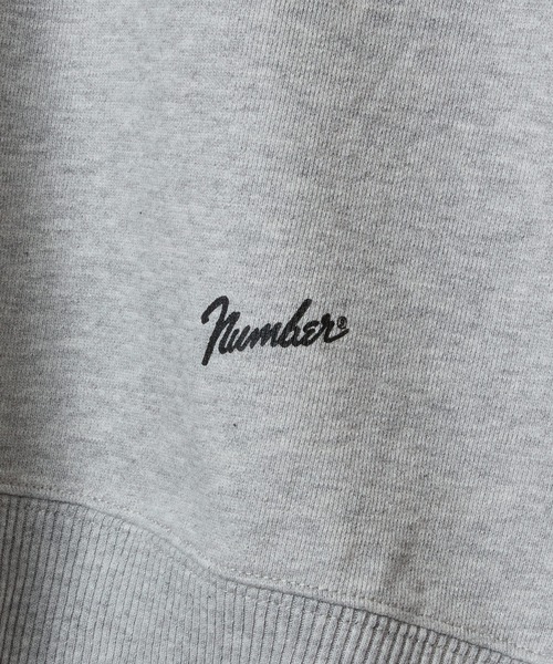 NUMBER (N)INE(ナンバーナイン)の「FIRM COTTON LIGHT SHORT PILE RAGLAN SHORT SLEEVE SWEATSHIRT / ファーム コットン ライト ミニ裏毛 ラグラン ショートスリーブ クルーネック スウェット(スウェット・メンズ・トップグレー/ブラック・M/XL/L)」の13枚目の写真