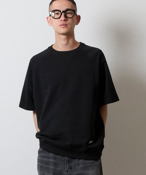 NUMBER (N)INE(ナンバーナイン)の「FIRM COTTON LIGHT SHORT PILE RAGLAN SHORT SLEEVE SWEATSHIRT / ファーム コットン ライト ミニ裏毛 ラグラン ショートスリーブ クルーネック スウェット(スウェット・メンズ・トップグレー/ブラック・M/XL/L)」の18枚目の写真
