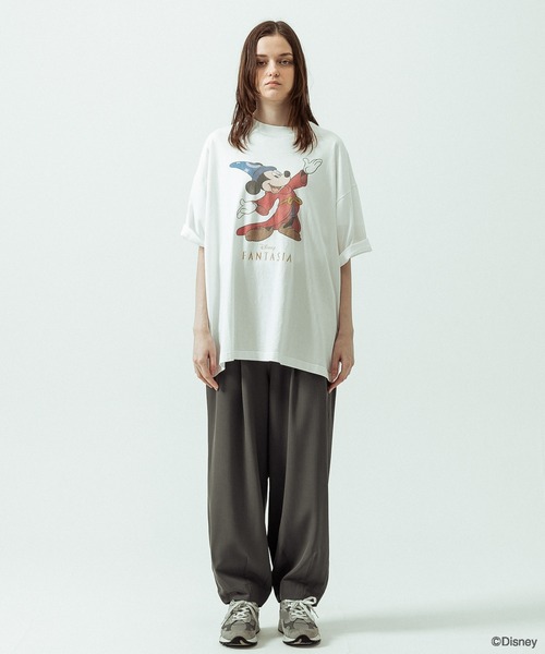 SLICK（スリック）の「【SLICK/スリック】SLICK / FANTASIA Print T-shirt 01/ファンタジア/パウダー加工プリントTシャツ/オーバーサイズ シルエット/ ビンテージ / ディズニー（Tシャツ/カットソー・メンズ・ブラック/ホワイト・2/1/3）」の20枚目の写真