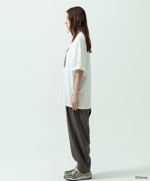 SLICK（スリック）の「【SLICK/スリック】SLICK / FANTASIA Print T-shirt 01/ファンタジア/パウダー加工プリントTシャツ/オーバーサイズ シルエット/ ビンテージ / ディズニー（Tシャツ/カットソー・メンズ・ブラック/ホワイト・2/1/3）」の21枚目の写真