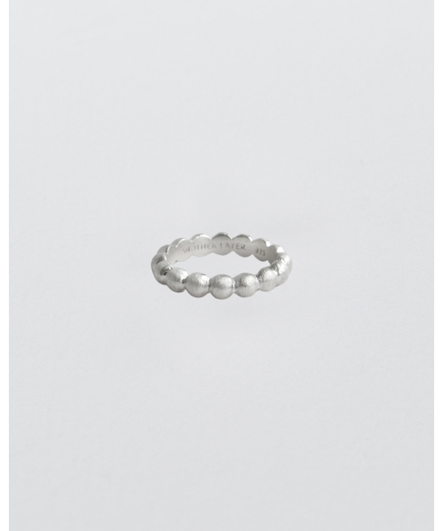 ANOTHERLAYER(アナザーレイヤー)の「Matte Bubble Ring (silver925)(リング・レディース・その他・17/15 /13/11)」の1枚目の写真
