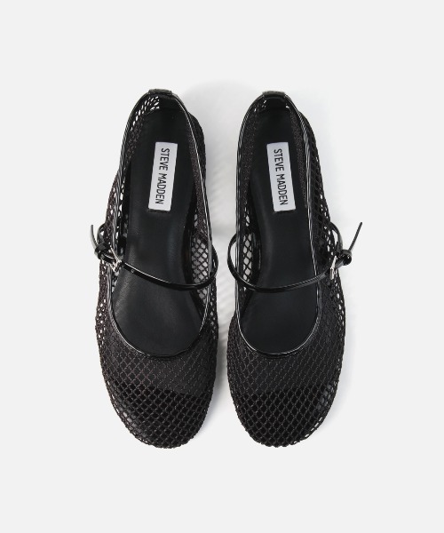 STEVE MADDEN(スティーブマデン)の「シアーメリージェーン/S.MADDEN MAGS-XS(パンプス・レディース・ブラック/ホワイト・23.5-24/23.5cm/23.0cm/22.5cm/24.5cm/24.0cm)」の13枚目の写真