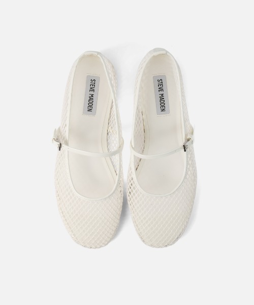 STEVE MADDEN(スティーブマデン)の「シアーメリージェーン/S.MADDEN MAGS-XS(パンプス・レディース・ブラック/ホワイト・23.5-24/23.5cm/23.0cm/22.5cm/24.5cm/24.0cm)」の8枚目の写真