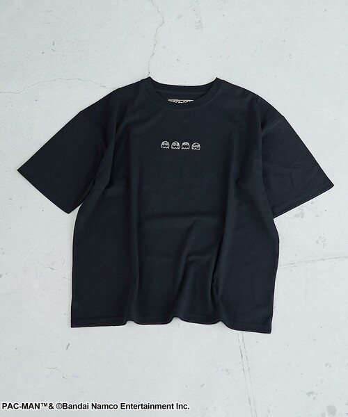 coen(コーエン)の「【PAC-MAN(パックマン)別注】GHOSTデザイン 天竺刺繍BIGTシャツ(Tシャツ/カットソー・レディース・ベージュ/ブラック/オフホワイト・L/M)」の17枚目の写真