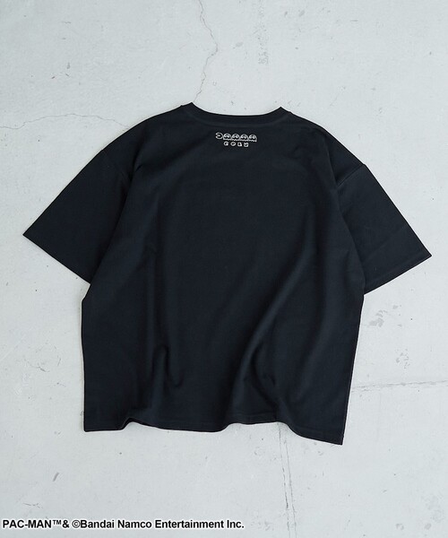 coen(コーエン)の「【PAC-MAN(パックマン)別注】GHOSTデザイン 天竺刺繍BIGTシャツ(Tシャツ/カットソー・レディース・ベージュ/ブラック/オフホワイト・L/M)」の18枚目の写真